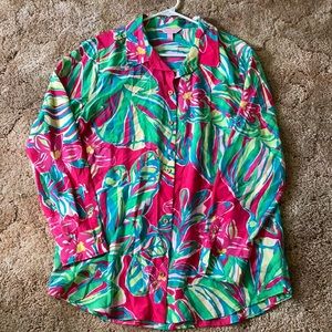 Lilly Pulitzer button down top
